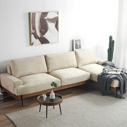 Nadine Frame Sofa, Oak Frame, L-SHAPE [SALE]