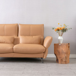 Boston Recliner Sofa, L158, Semi Aniline Leather G3 342 [Stock x1]